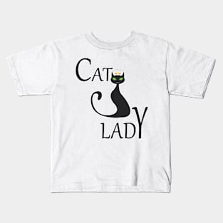 Crazy Cat lady, Funny shirt for mom, girlfriend, sister, cat lovers. Kids T-Shirt